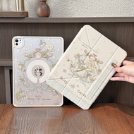 เคส iPad pro 11 นิ้ว ดูดซับแม่เหล็ก ป้องกันรอยยับ 3Y ลดความโค้งงอ กระจกใส อุปกรณ์เสริมสำหรับแท็บเล็ต