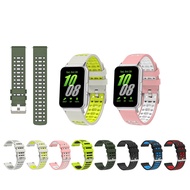 For Samsung Galaxy Fit 3 Silicone breathable snap sport band