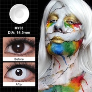 【Halloween Essentials】Magister Cosplay Contact Lens Eye 1Pair(2Pcs) Yearly Contact Lens Cartoon Anim