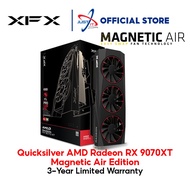 XFX AMD RADEON QUICKSILVER RX 9070 XT MEGNETIC AIR OC 16GB DDR6 GRAPHICS CARD ( RX-97TMAQKB9 )
