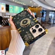 Casing Tecno Spark 30C Go2 Go1 30 20 20C 10C 9T 8C 8P 8T 7P 6 luxury Diamond Dark Green Clover Lucky