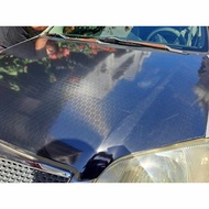 HONEYCOMB BLACK CARBON GLOSSY / MATTE CAR WRAP STICKER