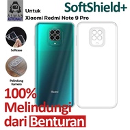 Case SoftShield Xiaomi Redmi Note 9 Pro Premium Silikon - Clear
