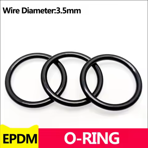 EPDM O Rings Outer Diameter 10-400mm Acid and Alkali Resistance Water Resistance Friction Resistance