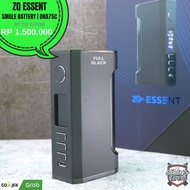 Zq Essent Dna 75C Full Black Mod Single Battery By Zq Vapor Non Cod