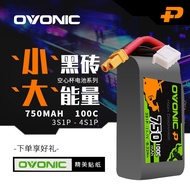 OVONIC OVONIC 750 850 950mAh 100C 120C 3S 4S 6S 8cm Through Machine Battery