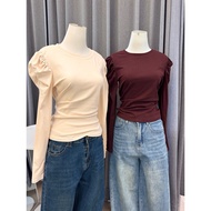 Plain Butter Puffy Innara T-Shirt| K18 |Ck Ck Ck