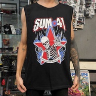 SUM41 Band Tank Top - ALL KILLER NO FILTER SKELETON Official merchandise Original