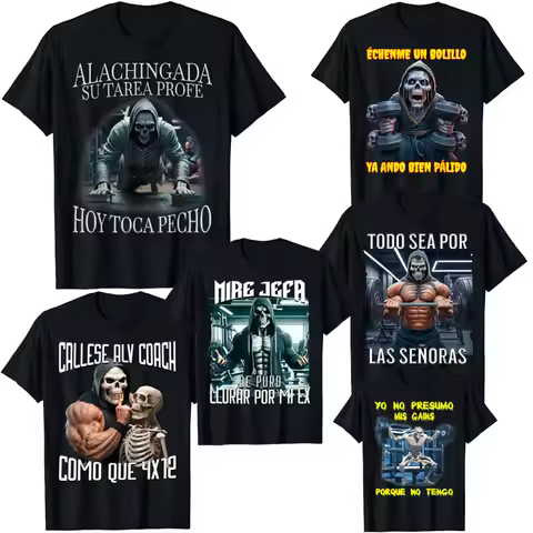 Hoy Toca Pecho Gym T-Shirt Echenme Un Bolillo Ya Ando Bien Palido Tee Todo Sea Por Las Señoras Senor