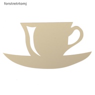 forstretrtomj DIY Acrylic Coffee Cup Teapot 3D Wall Clock Decorative Kitchen Wall Clocks Decor EN
