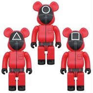 Popmart Bearbrick Squid Game Guard △ ○ □ 400％