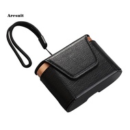 [Aresuit] Faux Leather Wireless Earphone Storage Pouch Container Case for Sony WF-1000XM3