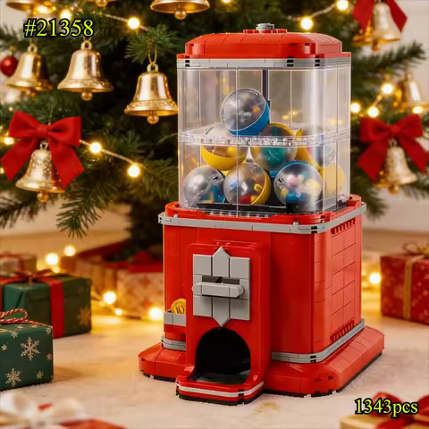Capsule Vending Machine 21358 Building Blocks Sets Compatible with Legoed Particles Suitable for Chr