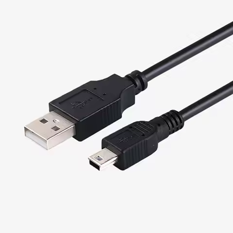 1PC USB Charging Cable USB 2.0 Male A To Mini B 5-pin Charging Cable for Digital Cameras Mini USB Ca