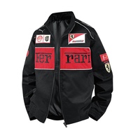 [2025NEW] F1 Embroidered Classic Racing Jersey Thin Style Motorcycle Jersey Cycling Jersey Retro Sty