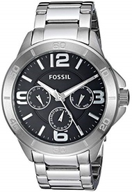 Fossil Men s Modern Century Quartz Stainless Steel Chronograph Watch, Color: Silver (Model: BQ2296)