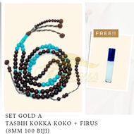 Original Kokka Koko Tasbih+Firus 100 Seeds From Egypt
