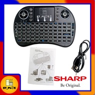 Sharp Wireless Keyboard compatible w Smart TV / HTPC / IPTV / PAD / PC / Android TV BOX / Mobile Pho
