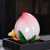 Color-changing Color-changing Tea Pet Ornaments Bionic Life Peach Pomegranate Home Desktop Decoratio