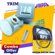 DT125 DT 125 ENDURO FULL SET TRIM MALAYSIA+NPR RING JAPAN STD-200 56MM-58MM