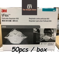 3M N95 Mask VFlex™ Particulate Respirator 9105 (50pcs/box)