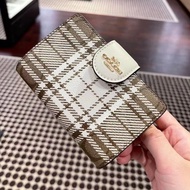 Coâćh_กระเป๋าสตางค์  ของแท้ C0082 6390 กระเป๋าสตางค์ซิปหนังคลาสสิกกระเป๋าใส่เหรียญ