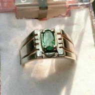 男款天然祖母綠戒指 Panjshir 祖母綠戒指 Panjsher 祖母綠戒指 祖母綠