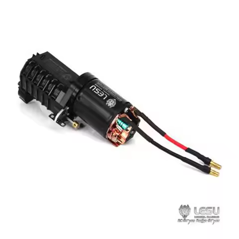 LESU Transmission Gearbox 3 Speed With Motor And Transfer Case 1/14 Tamiya Tractor Truck Dumper Diy 