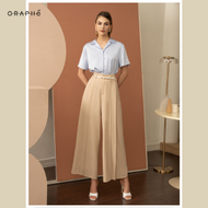 Graphé - VALLERIE beige trousers/beige loose pants