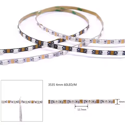3mm 4mm 5mm PCB WS2812B Smart pixel led strip light Addressable 60 pixels/leds/m sk6812 IC 5V led la