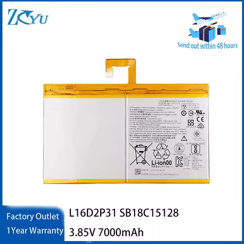 L16D2P31 SB18C15128 battery for Lenovo TB-X704F TB-X704N ct-x636f TB-X704A 1ICP3/84/94-2 3.85V 7000m