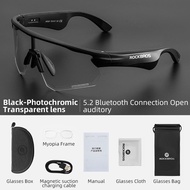 【NEW EXPRESS 】 ROCKBROS Bluetooth Cycling Sunglasses Integrated Earphone Polarized Glasses Fishing O