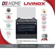 Livinox Standing Cooker LFC-9607-110B (Made in Europe) Range Cooker