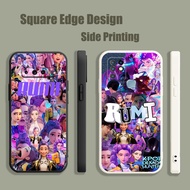 Casing For OPPO A5 A9 A53 A32 A7X Reno 6 5 Z 2020 5G kpop demon hunters rumi Pink aesthetics BOA02 P