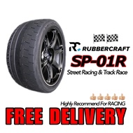 RubberCraft Racing High Performance SP-01R (STREET & TRACK motorsports use Semi Slick Tyres) 225/45/