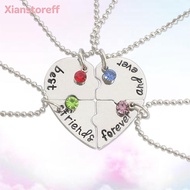 XIANSMY 4 Bff Best Friend Froever Creative Friend Necklace