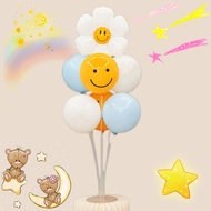 Deliver Products Every Day Birthday Balloon Set Whole Daisy Balloons With Stand