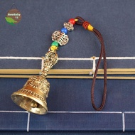 NBBY Retro Copper Bell Wind Chimes Brass Crafts Die-casting Falling Wind Chimes Tibetan Bronze Bell 