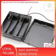 1.5V x 4 Battery Holder With ON OFF Switch - 4 x AA (battery not included)