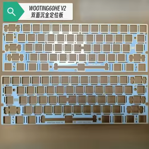 FR4 Positioning Board Single Key Slot FR4 Sinking Gold Location Plate for Wooting60/GH60/GT60/WIN60/