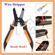 Wire Stripper Plier Stripping Clamping Cutting Crimping Hand Tool
