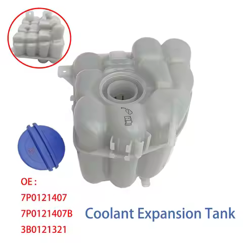 Coolant Expansion Tank 7P0121407 7P0121407B 3B0121321 For VW Touareg 2011-2018 3.0T 3.6L 4.2L 4.2T D