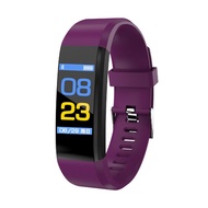 Fitness Band 115Plus Health Bracelet Heart Rate Blood Pressure Smart Band Fitness Tracker Smartband Wristband for Men Women Kids