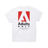#FR2 Adults Only Mark T-shirt Men's and Women's 100% Cotton Short Sleeved T-shirt Trendy