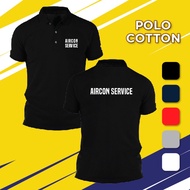 Baju AIRCON SERVICE Cotton Polo T Shirt T-Shirt Tee Uniform Staff Office Event Kolar Casual Fashion 