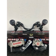 Xmax V1/V2/V3 SMRT RACING / BREMBO - Master Pump Smrt 07 CC 19/16 - Brembo M3 4pot / P34 2pot - Smrt