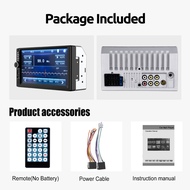 ESSGOO 3rd 7018B 7 "2 Din บลูทูธจอสัมผัสเล่น MP5 USB /Sd/tf/android & IOS MirrorLink Gratis Ongkir