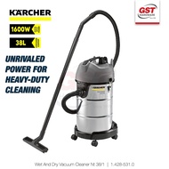 🔥 Karcher NT38 Vacuum Cleaner Wet and Dry Karcher Vacuum Heavy Duty Industrial Vacuum Vacum Rumah 吸尘机 吸尘器 Vaccum Vacumm