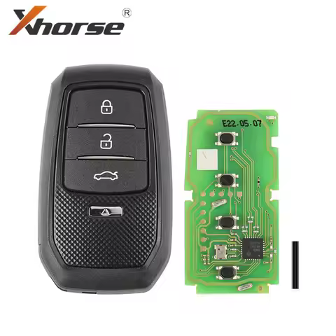 Xhorse XSTO01EN Toyota XM38 Smart Key 4D 8A 4A All in One with Key Shell Supports Rewrite 1 Piece
