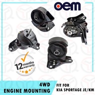 KIA SPORTAGE JE/KM 4WD 2005-2010 ENGINE MOUNTING SET (4 PIECE) (1 YEAR WARRANTY)